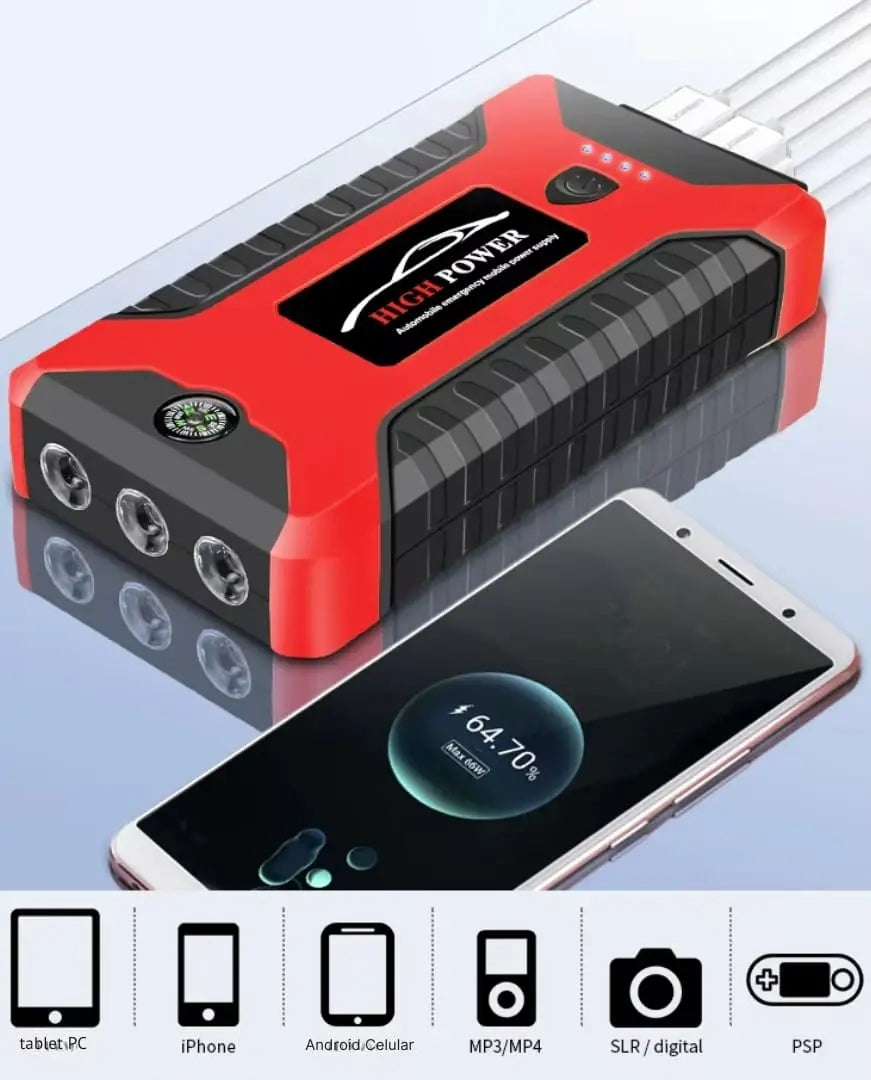 ARRANCADOR DE AUTOS MULTIFUNCIONAL